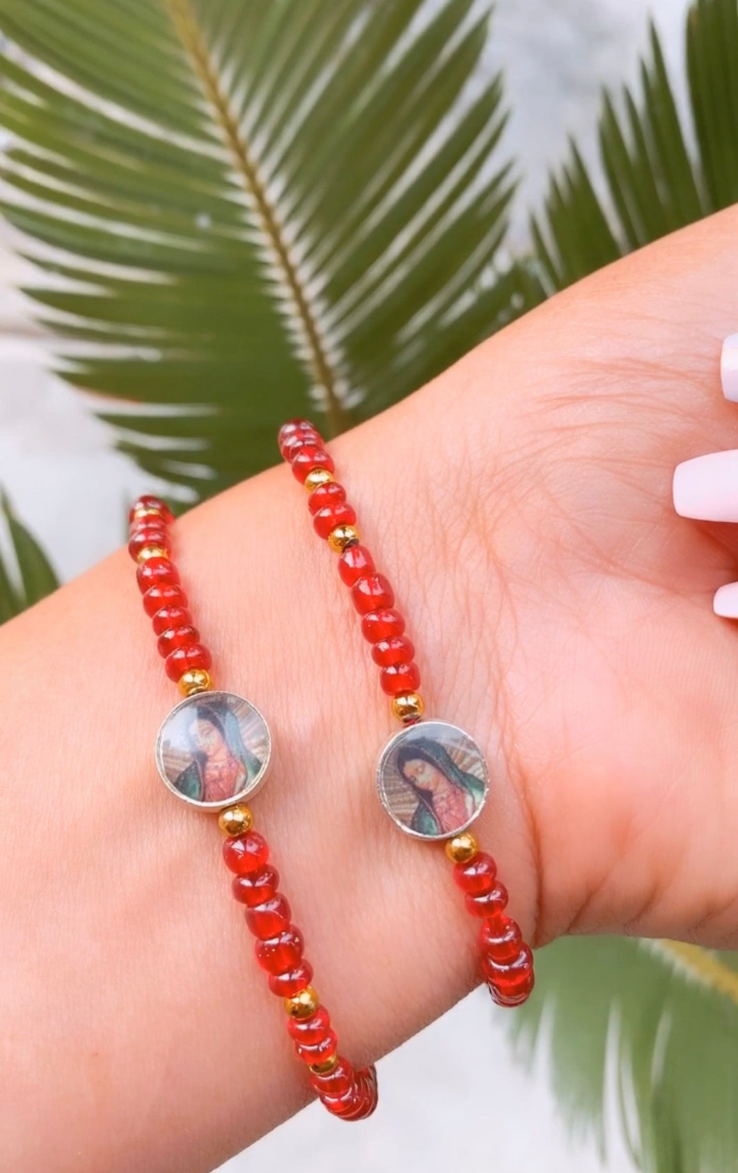 Virgencita red bracelet
