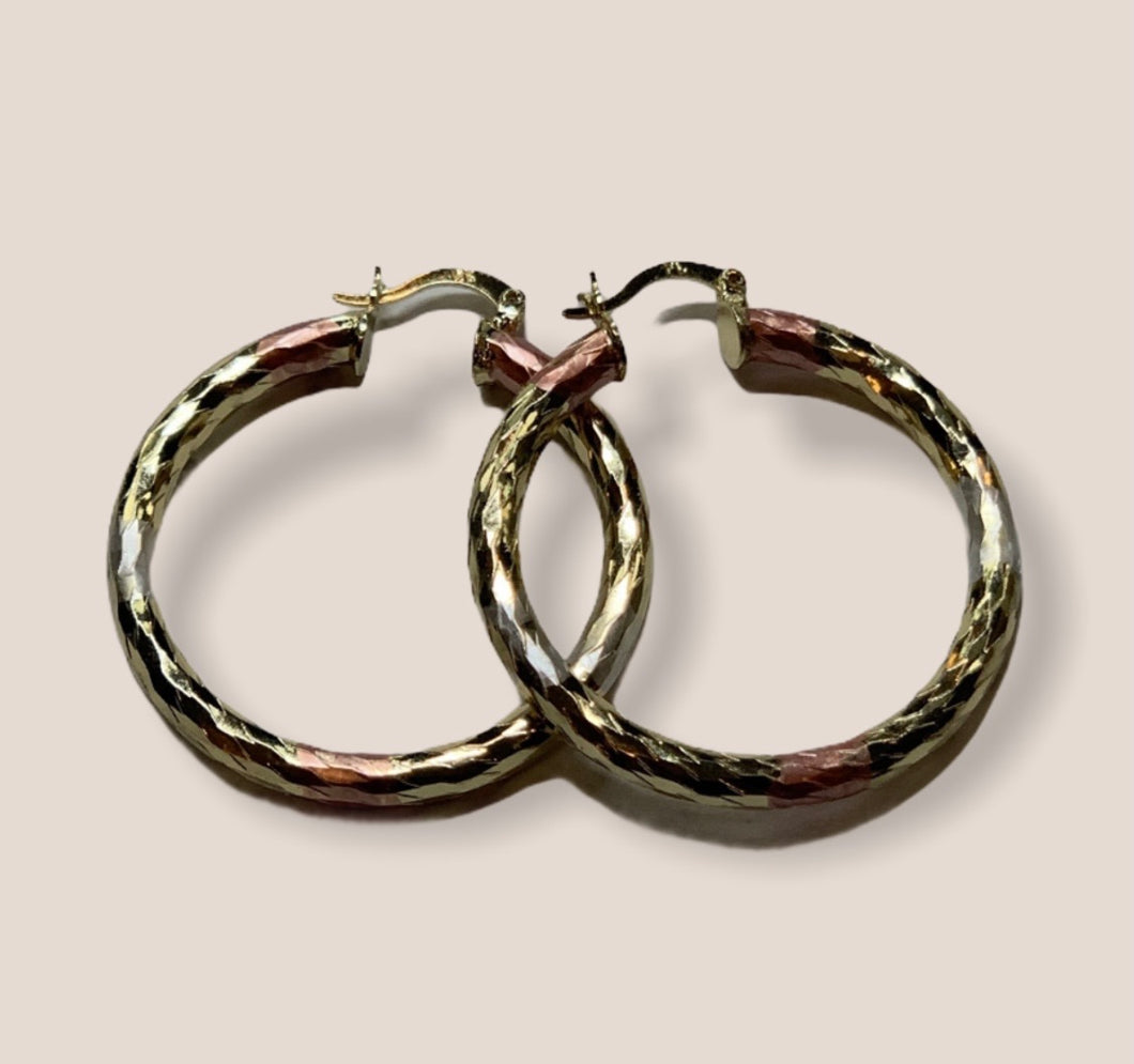 Tri color hoops