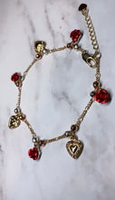 Load image into Gallery viewer, Rose-heart (bracelet/anklet)
