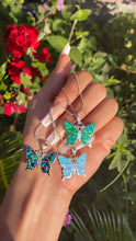 Load image into Gallery viewer, Mariposas (pure silver 925 &amp; opal)
